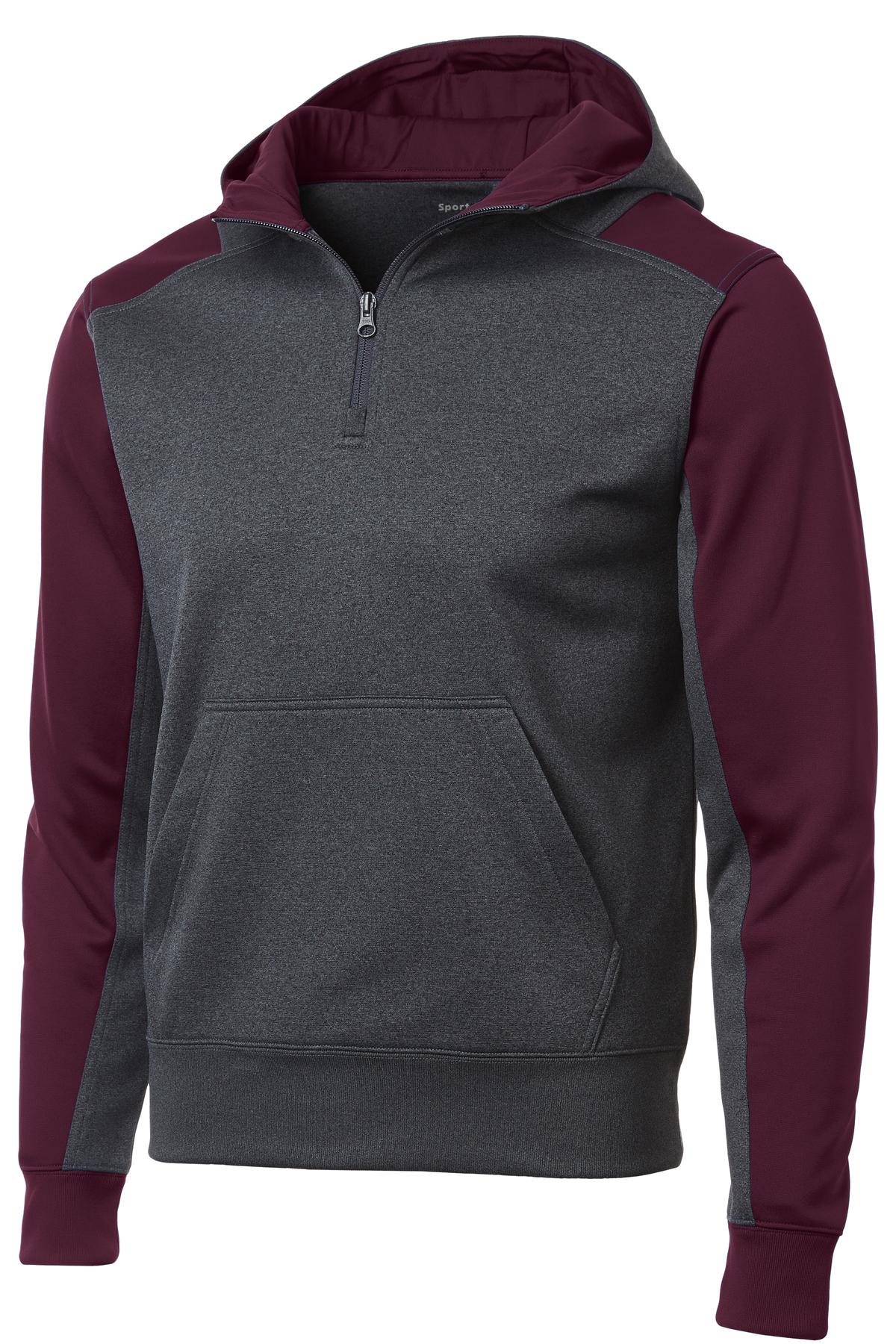 Graphite Heather/ Maroon - 