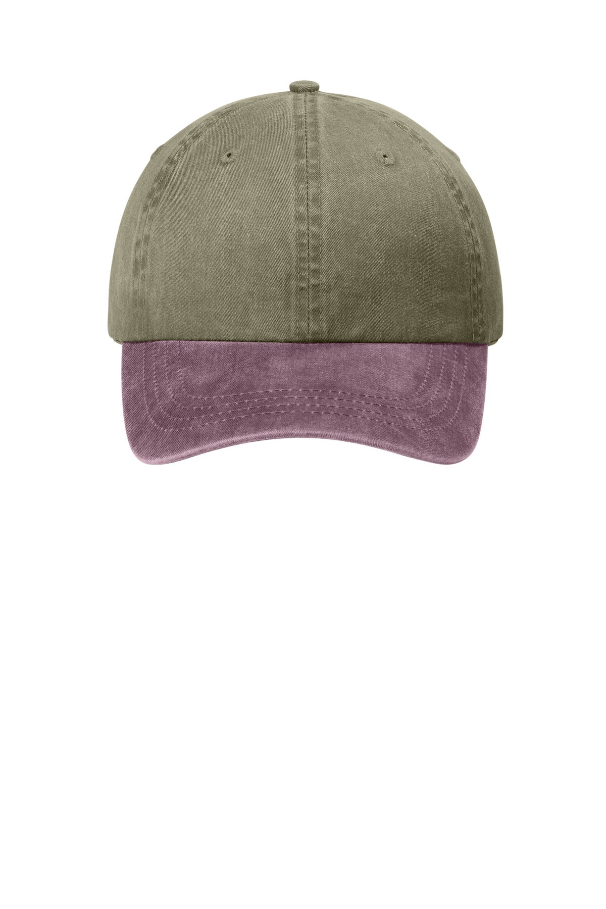 Khaki/ Maroon - 