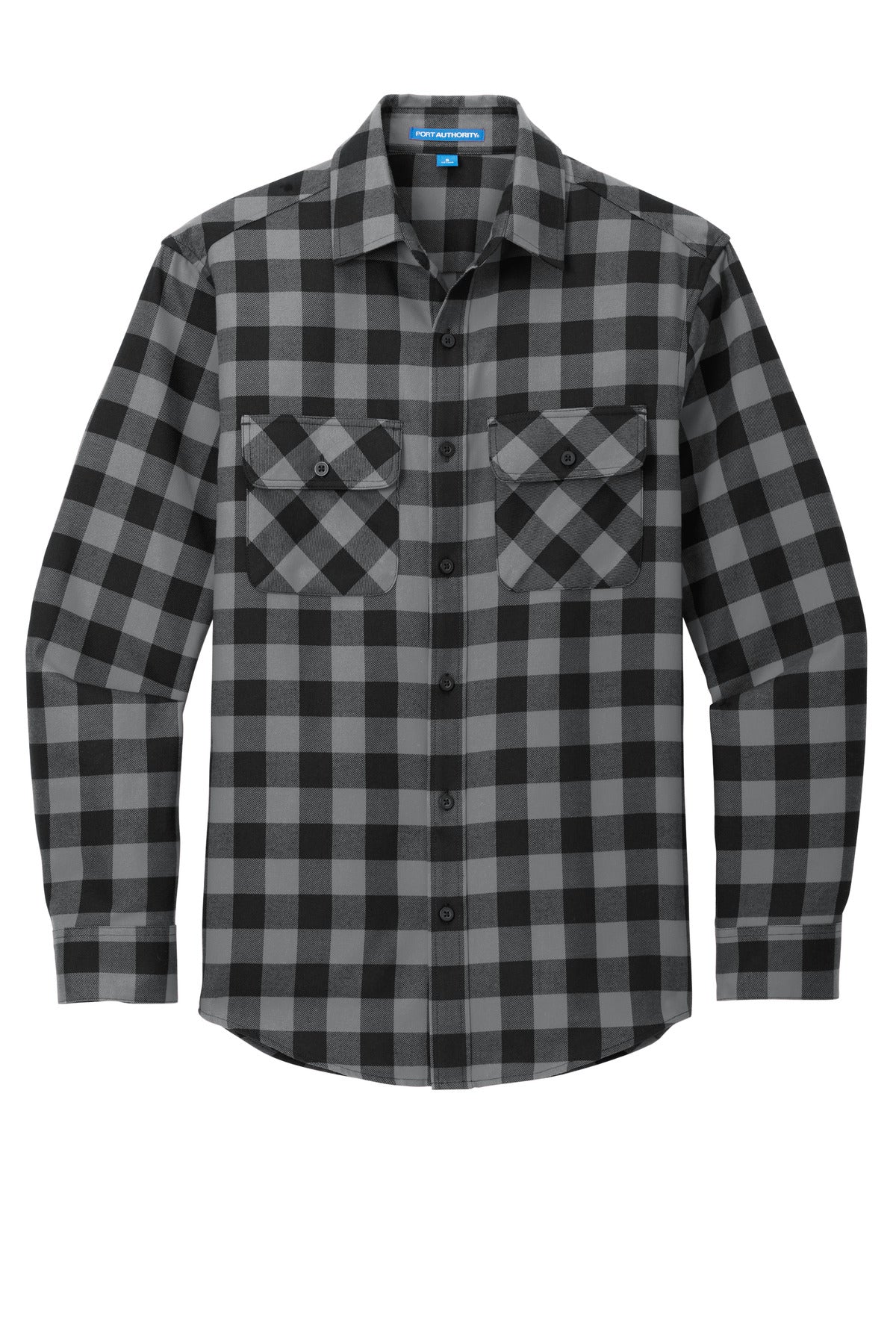 Grey/ Black Buffalo Check - 